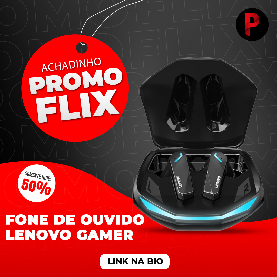 Fone de Ouvido Lenovo Gamer